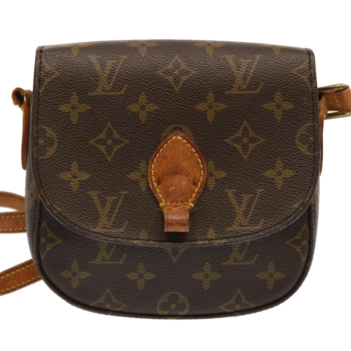 LOUIS VUITTON Monogram Saint Cloud PM Shoulder Bag M51244 LV bs13562