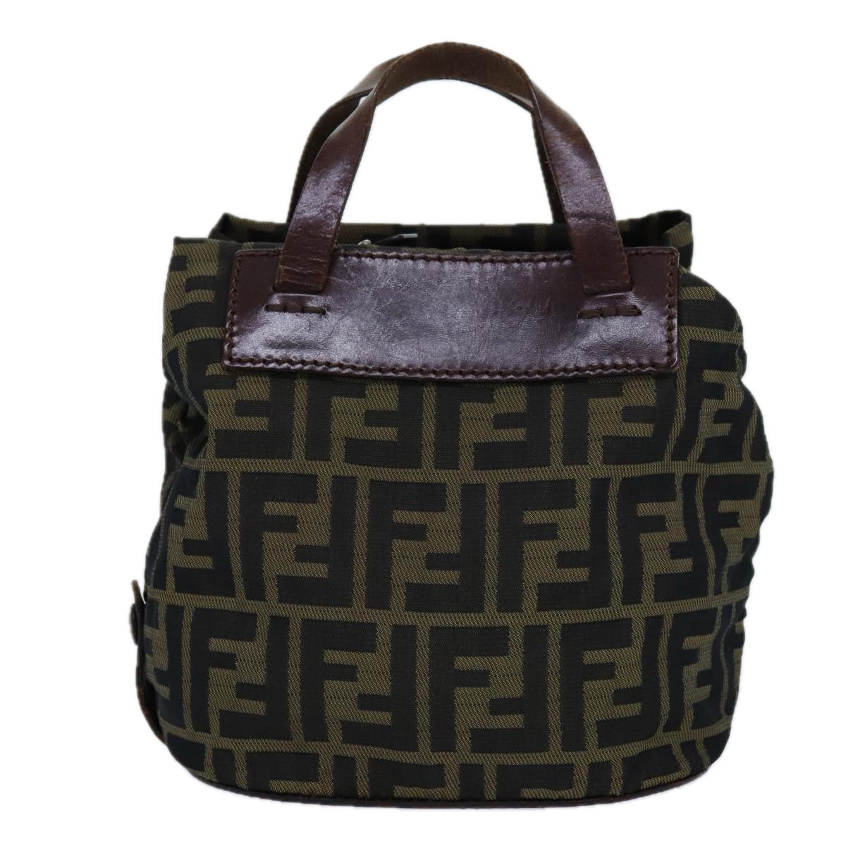 Luxury Fendi Zucca Canvas Hand Bag Brownbs13605