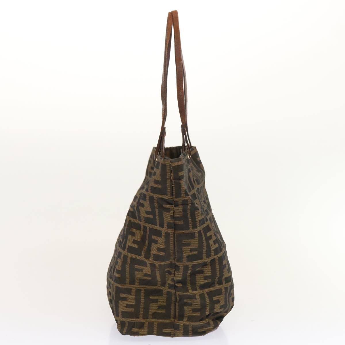 Luxury Fendi Zucca Canvas Tote Bag Brownbs13766