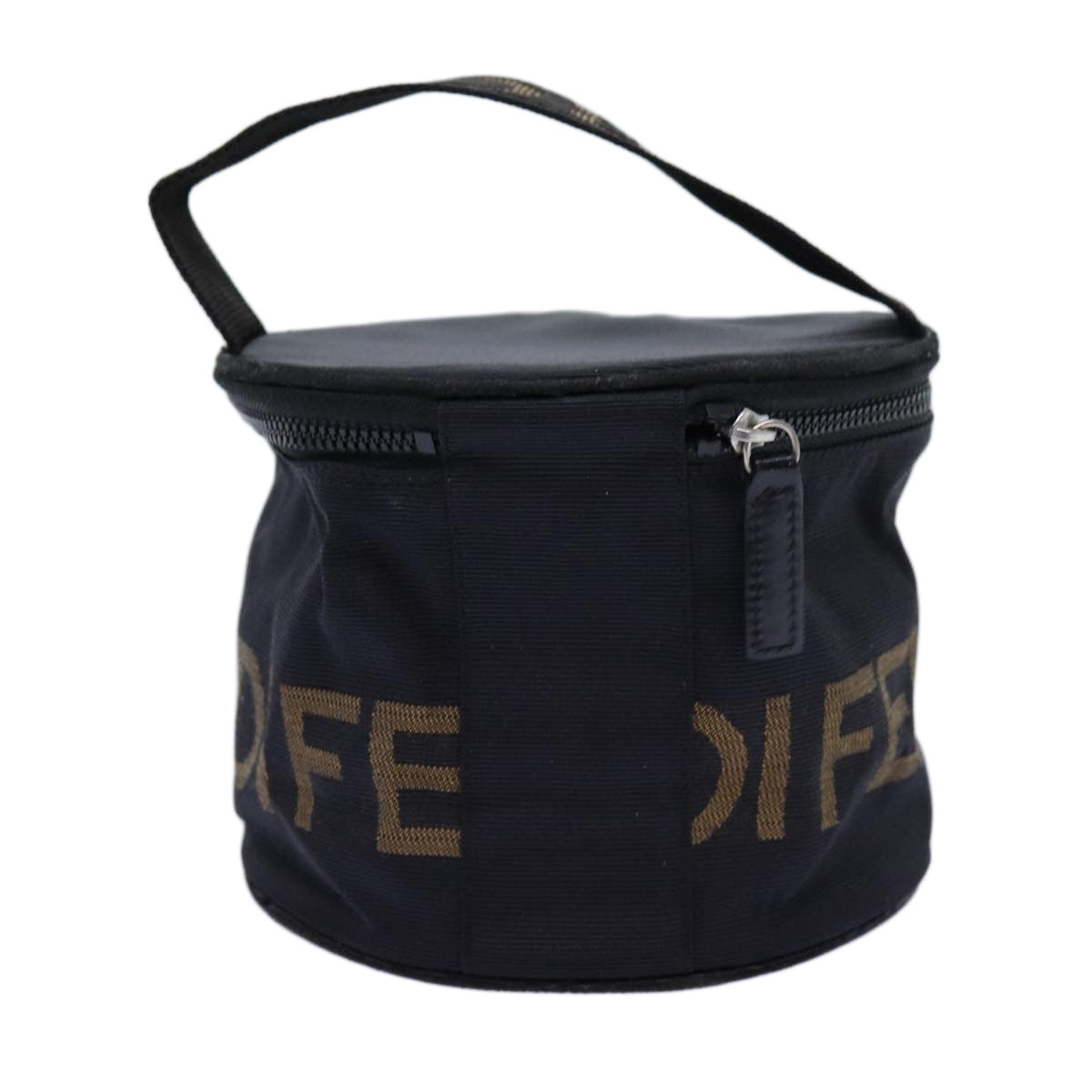 Luxury Fendi Vanity Pouch Nylon Black Brownbs13785