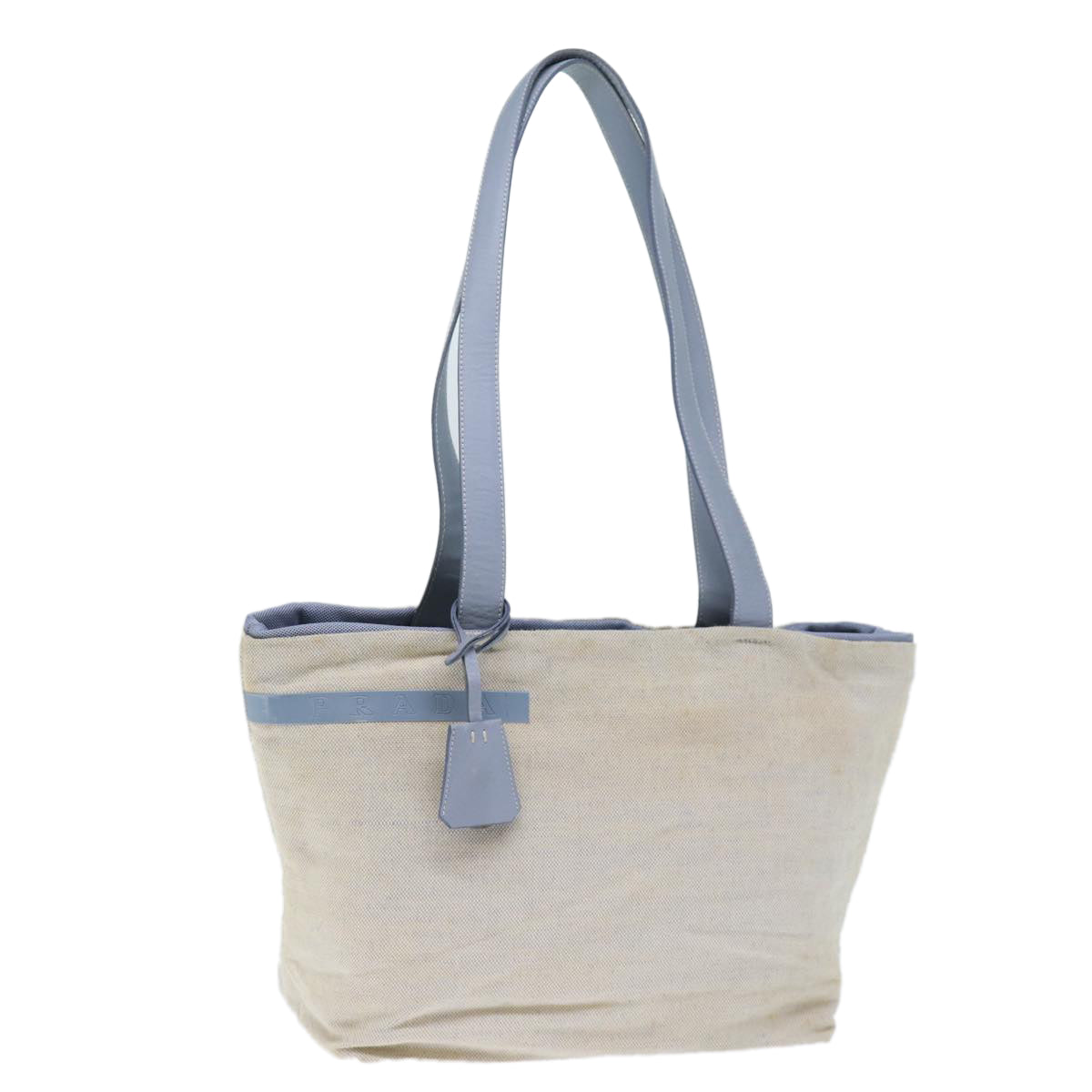 Luxury PradaShoulder Bag Canvas White bs13803