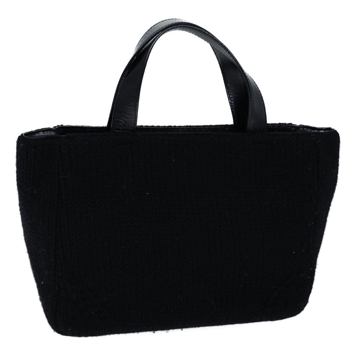 Luxury PradaHand Bag Wool Black bs13809