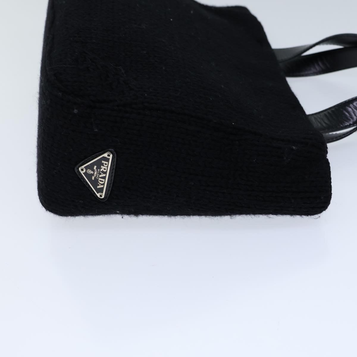 Luxury PradaHand Bag Wool Black bs13809