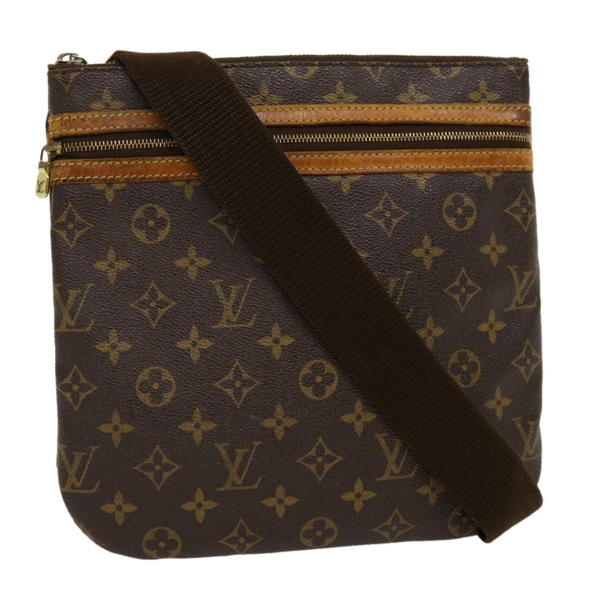 LOUIS VUITTON Monnogram Pochette Bosphore Shoulder Bag M40044 LV bs1389