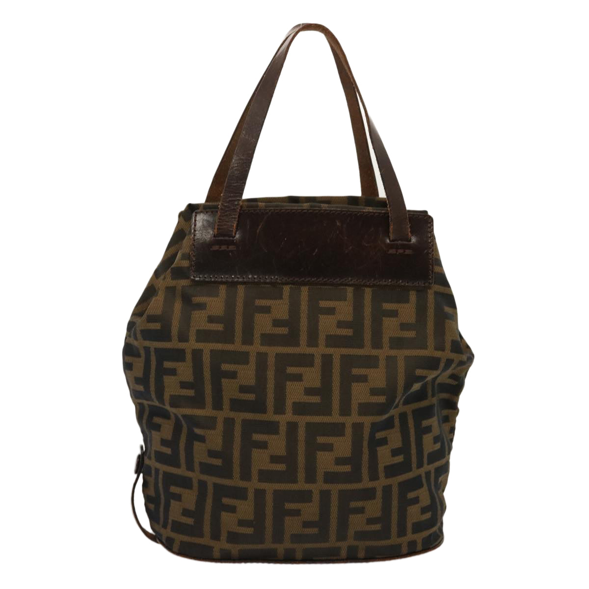 Luxury Fendi Zucca Canvas Hand Bag Brownbs13987
