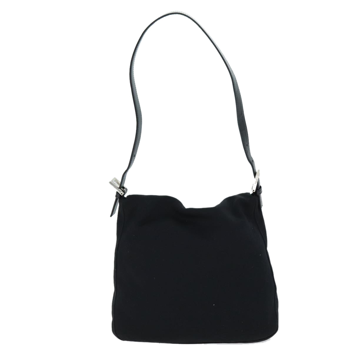 Luxury Fendi Mamma Shoulder Bag Nylon Blackbs14019