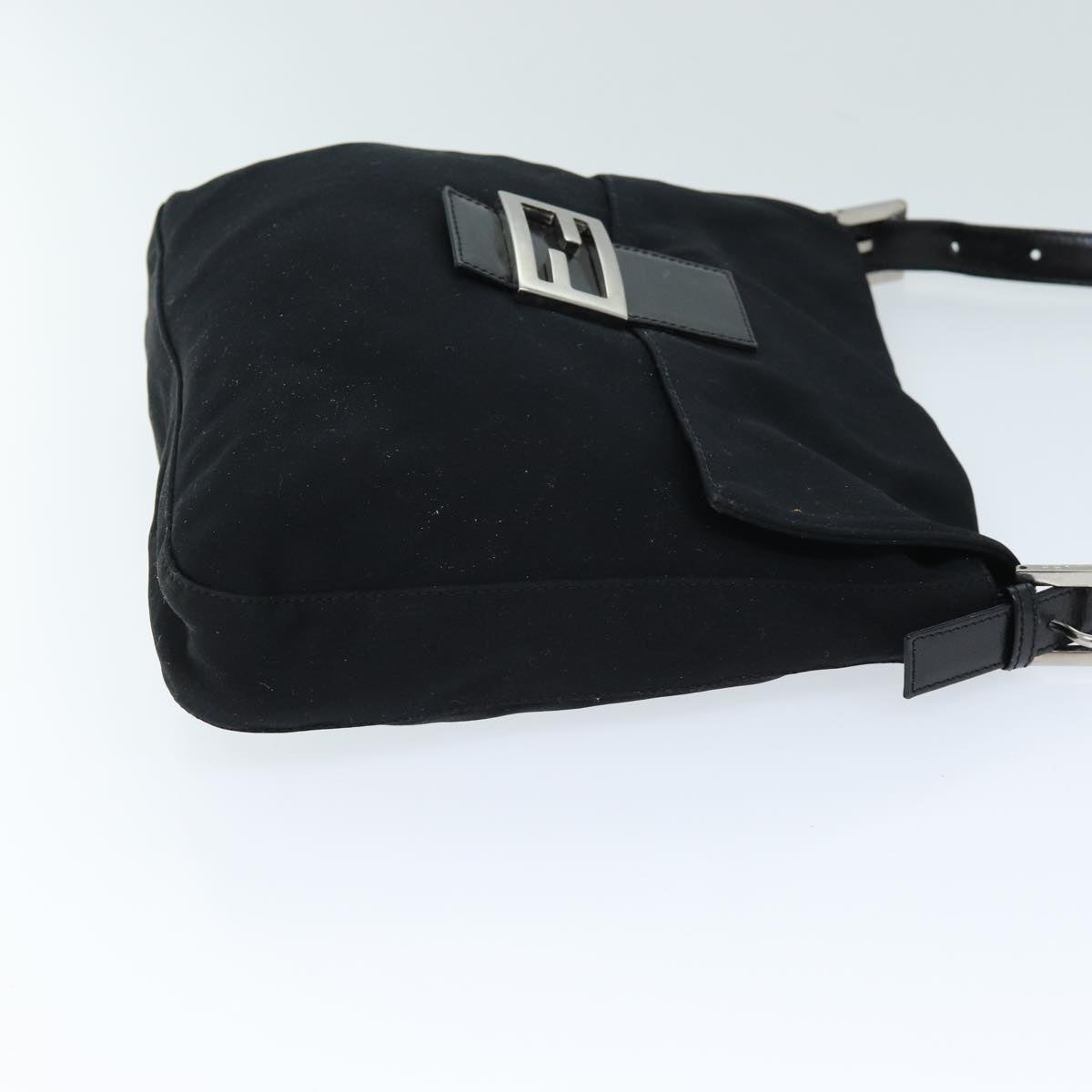 Luxury Fendi Mamma Shoulder Bag Nylon Blackbs14019