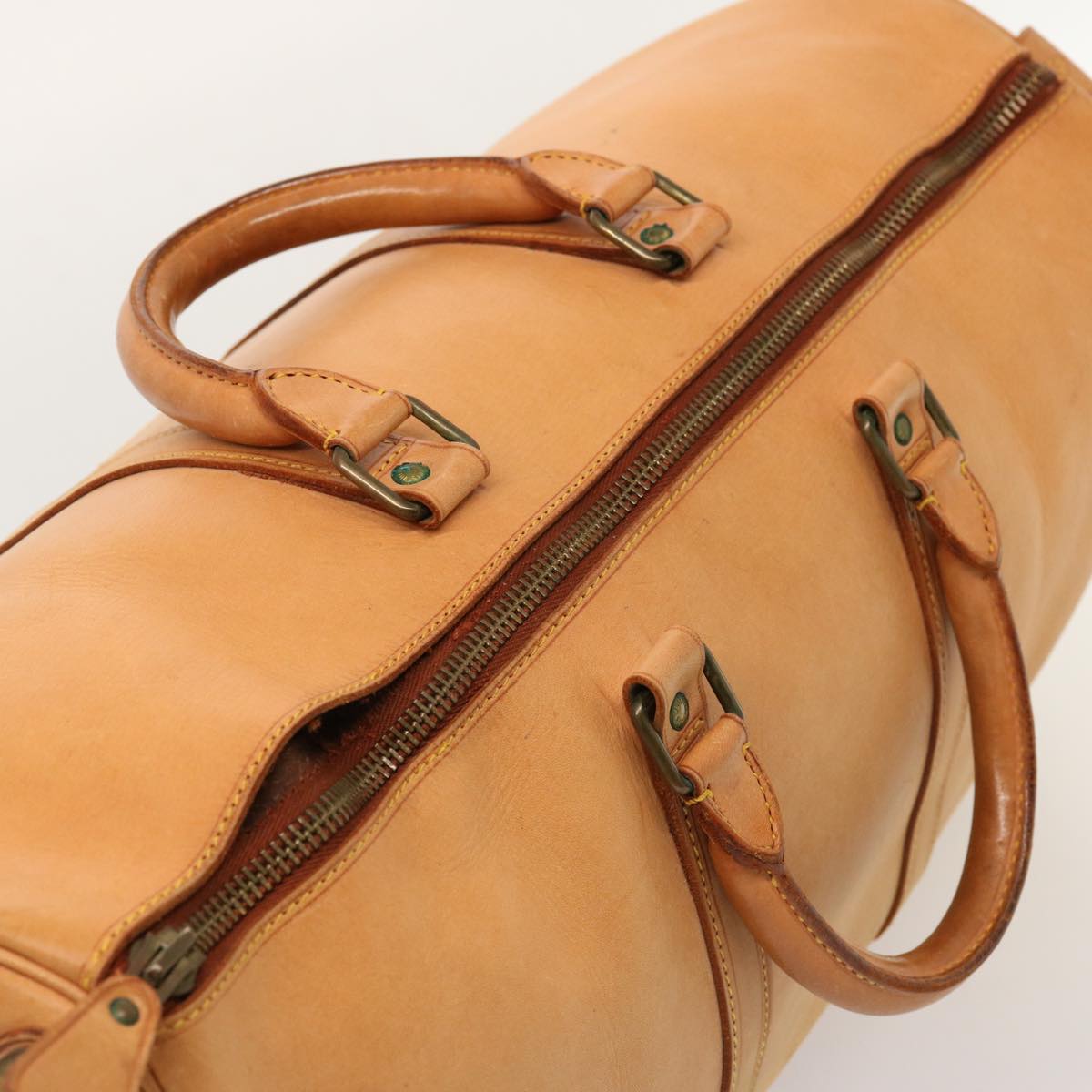 LOUIS VUITTON Nomad Keepall 45 Boston Bag Beige LV bs14041