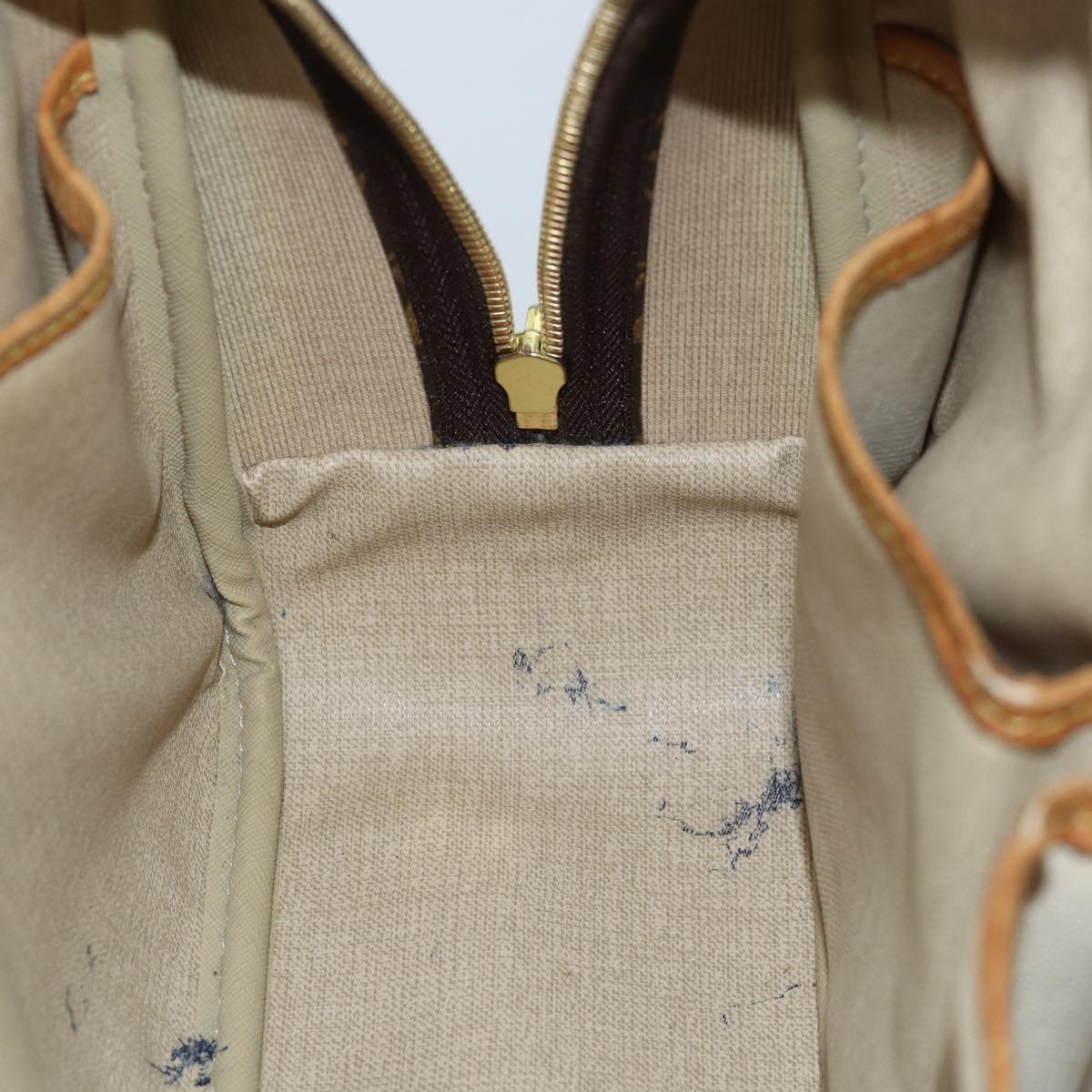 LOUIS VUITTON Monogram Trouville Hand Bag M42228 LV bs14125