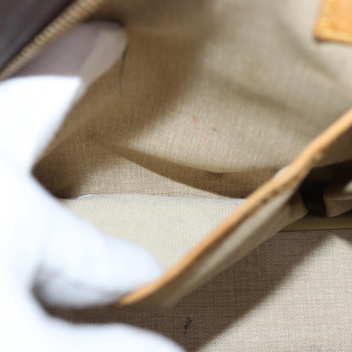 LOUIS VUITTON Monogram Trouville Hand Bag M42228 LV bs14125