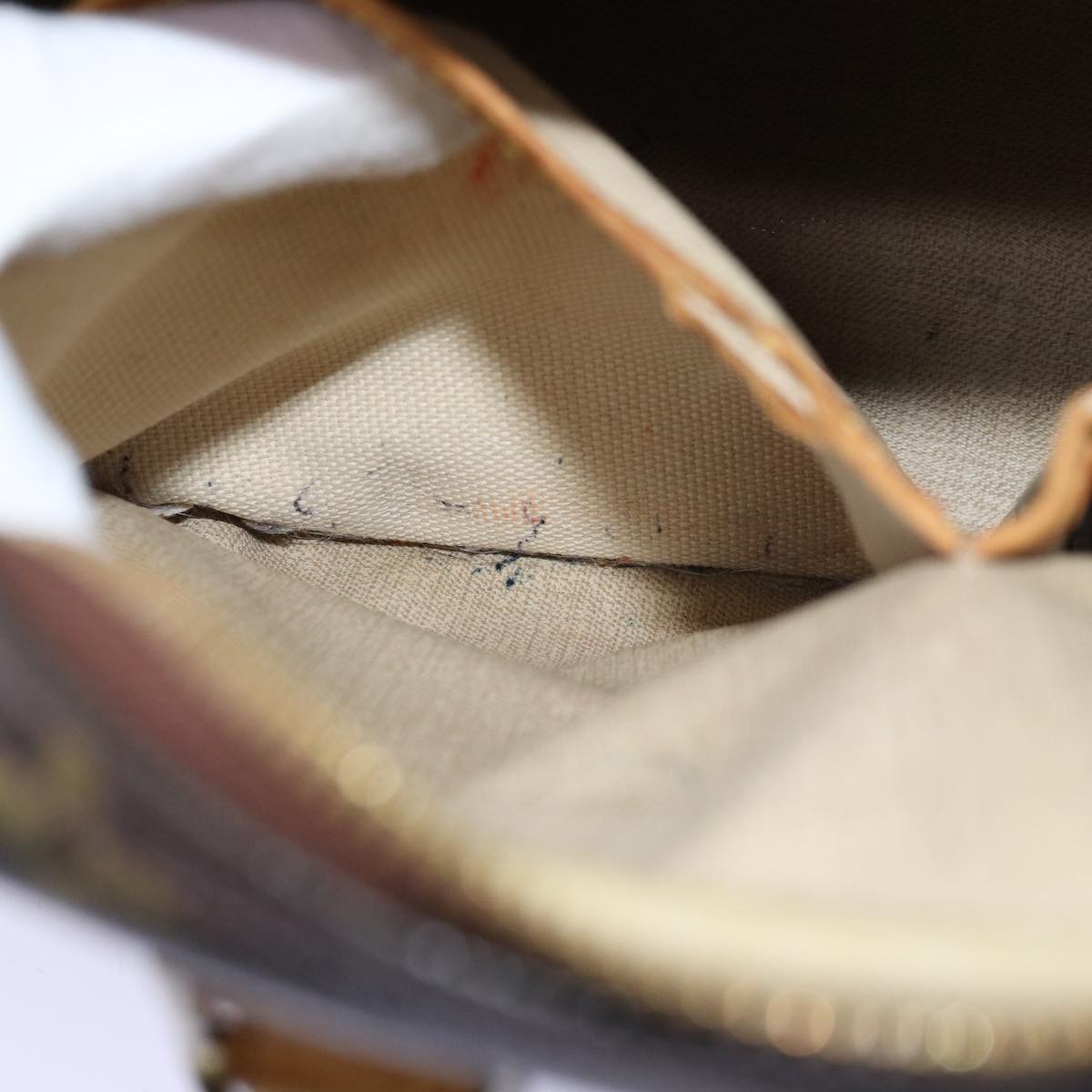LOUIS VUITTON Monogram Trouville Hand Bag M42228 LV bs14125