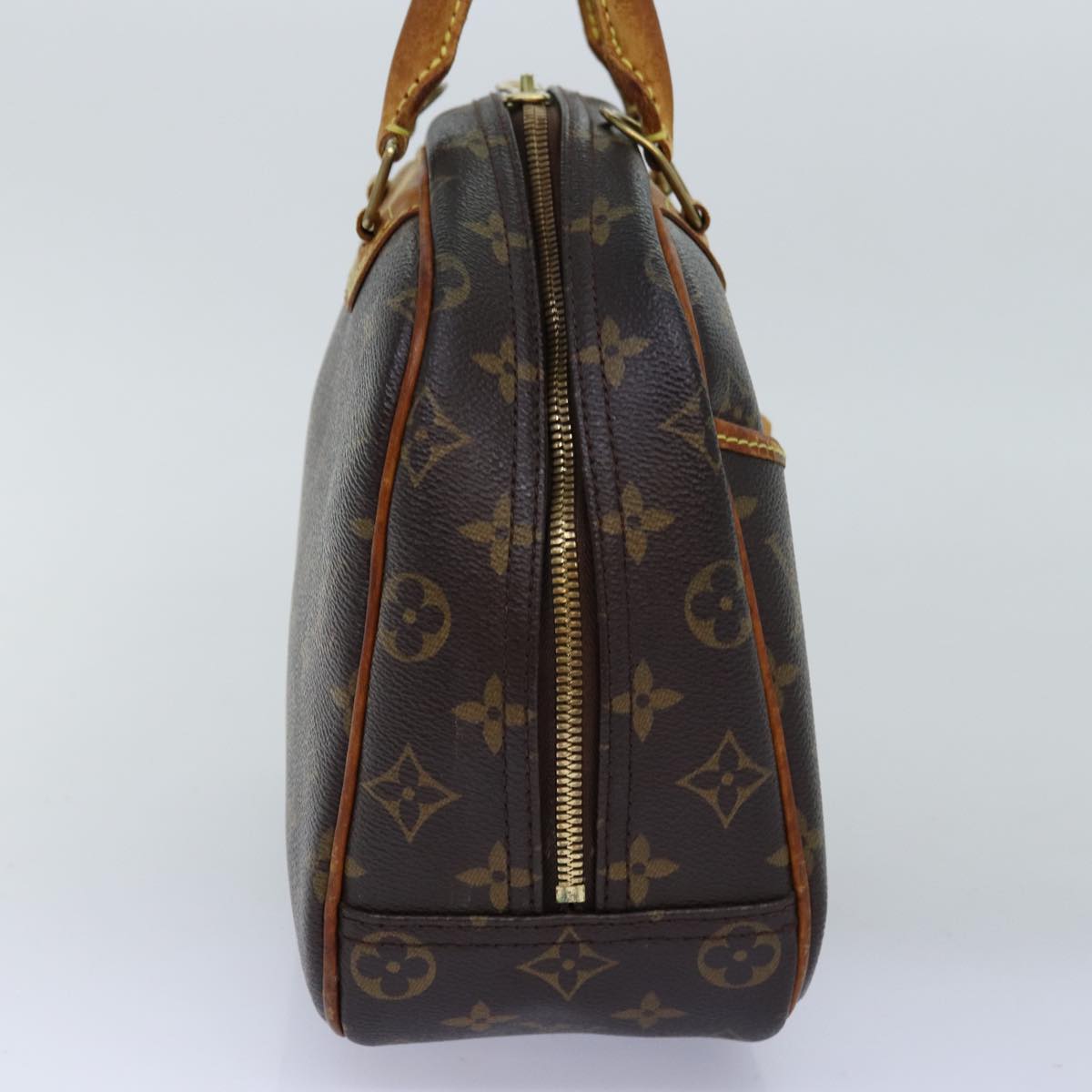 LOUIS VUITTON Monogram Trouville Hand Bag M42228 LV bs14125