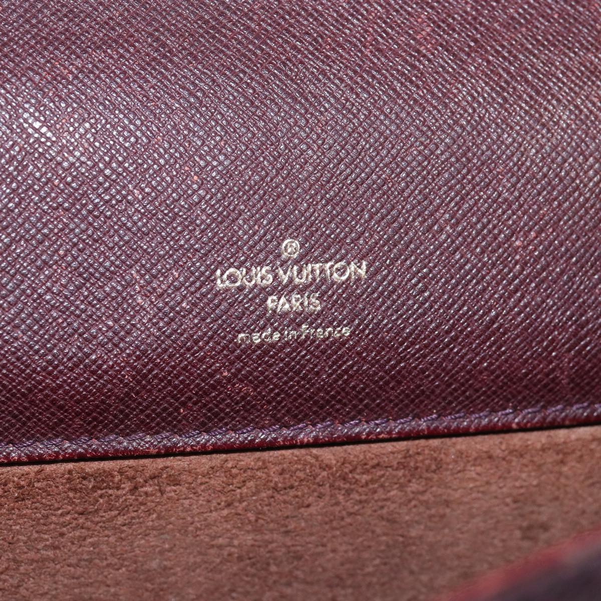LOUIS VUITTON Taiga Serviette Kourad Business Bag Acajou M30076 LV bs14147