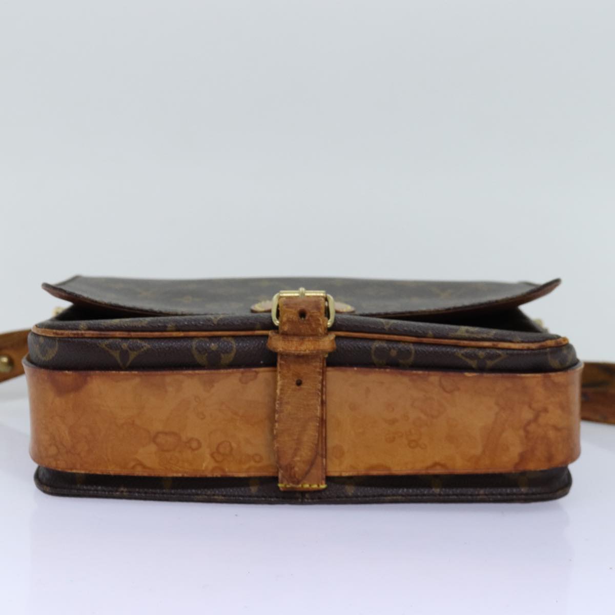 LOUIS VUITTON Monogram Cartouchiere GM Shoulder Bag M51252 LV bs14152