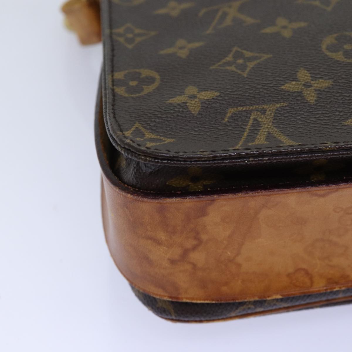 LOUIS VUITTON Monogram Cartouchiere GM Shoulder Bag M51252 LV bs14152