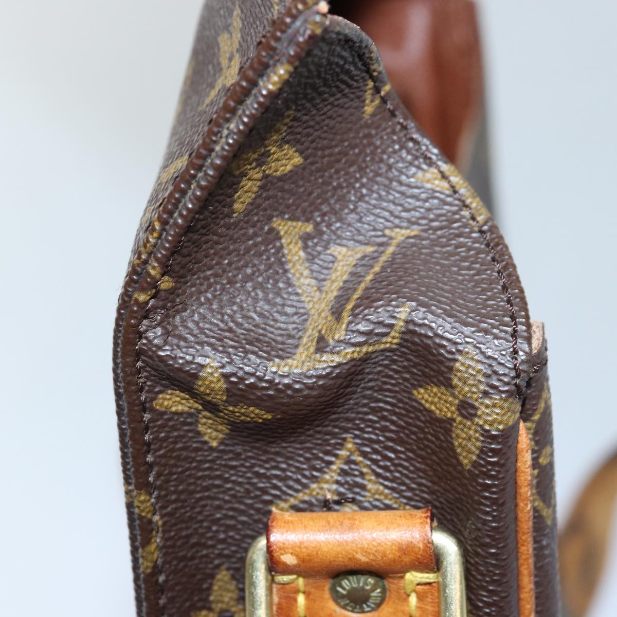 LOUIS VUITTON Monogram Cartouchiere GM Shoulder Bag M51252 LV bs14152