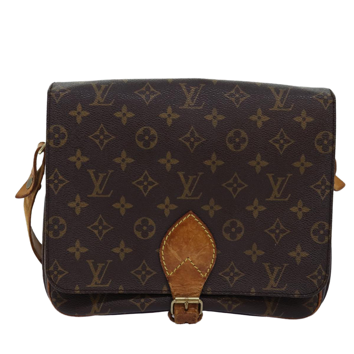 LOUIS VUITTON Monogram Cartouchiere GM Shoulder Bag M51252 LV bs14152