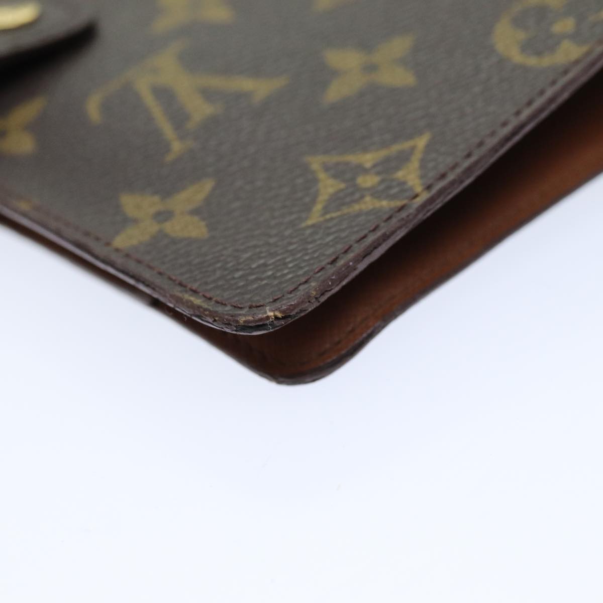 LOUIS VUITTON Monogram Agenda MM Day Planner Cover R20105 LV bs14153