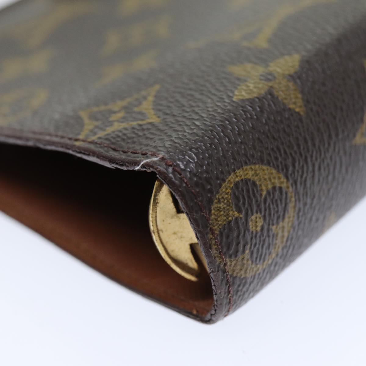 LOUIS VUITTON Monogram Agenda MM Day Planner Cover R20105 LV bs14153