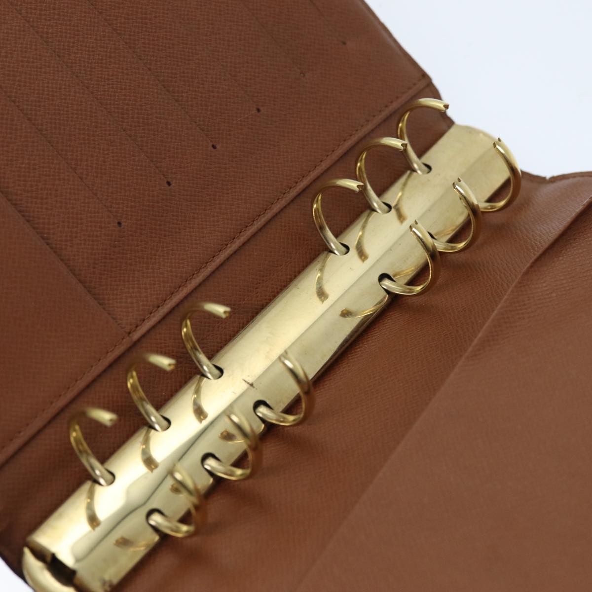 LOUIS VUITTON Monogram Agenda MM Day Planner Cover R20105 LV bs14153