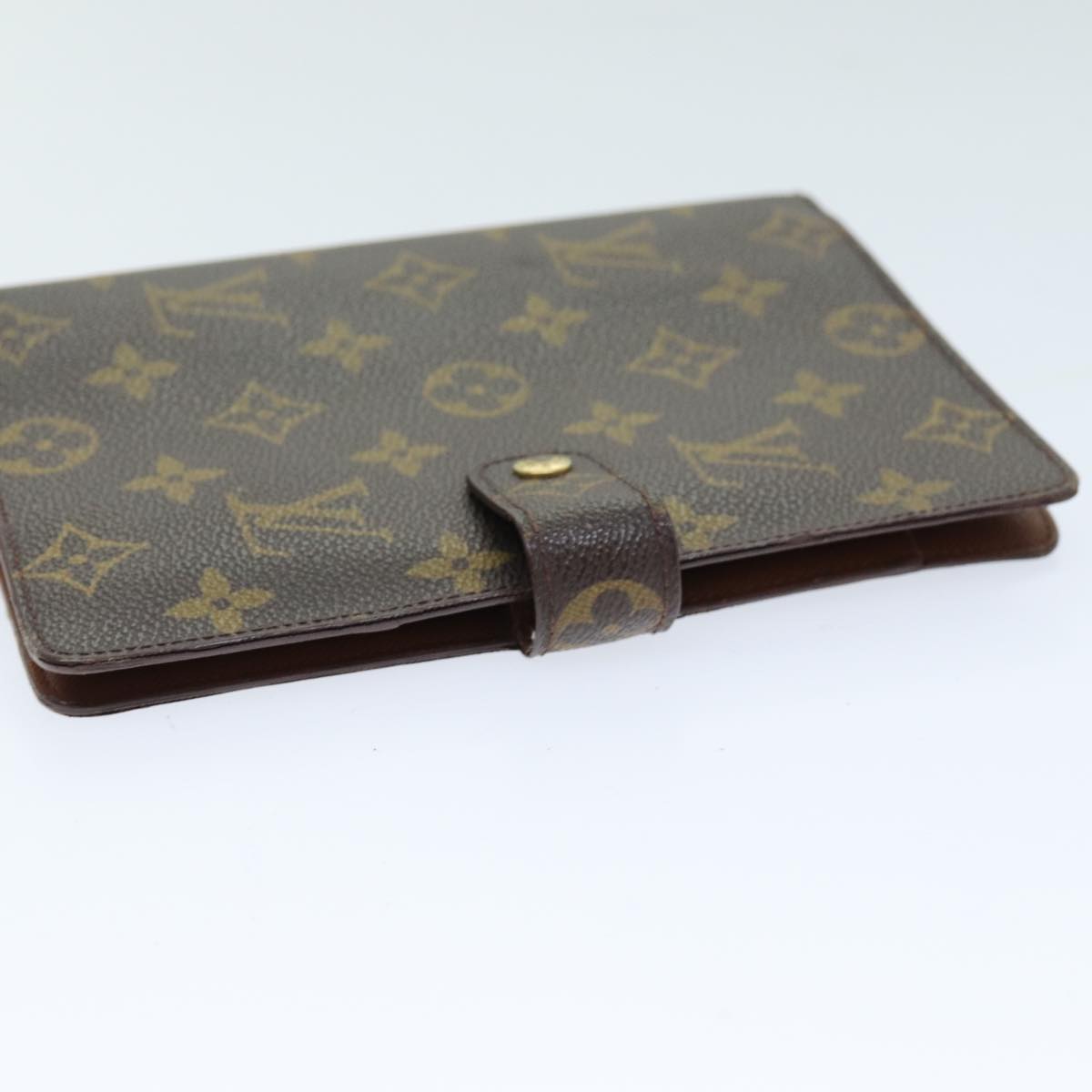 LOUIS VUITTON Monogram Agenda MM Day Planner Cover R20105 LV bs14153