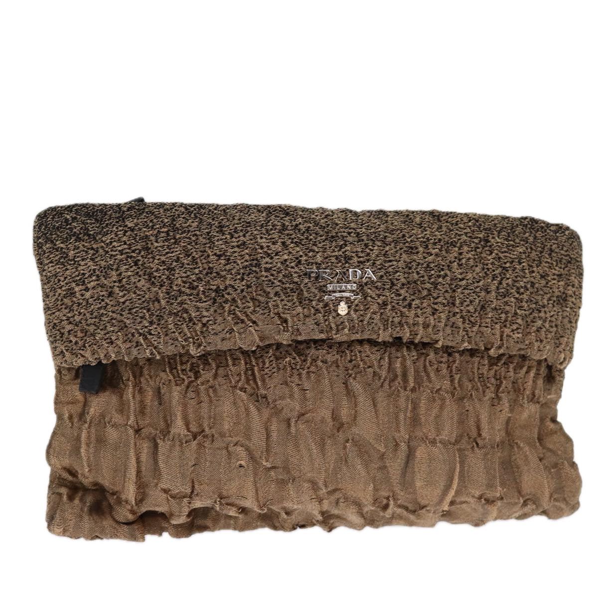 Luxury PradaClutch Bag Canvas Brown bs14174