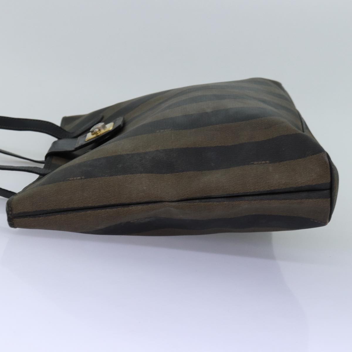 Luxury Fendi Pecan Canvas Tote Bag Brown Blackbs14185