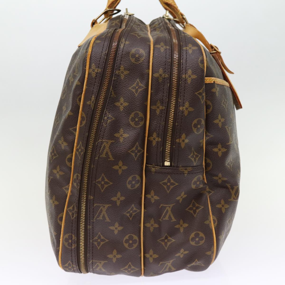 LOUIS VUITTON Monogram Alize 24H Boston Bag M41399 LV bs14229