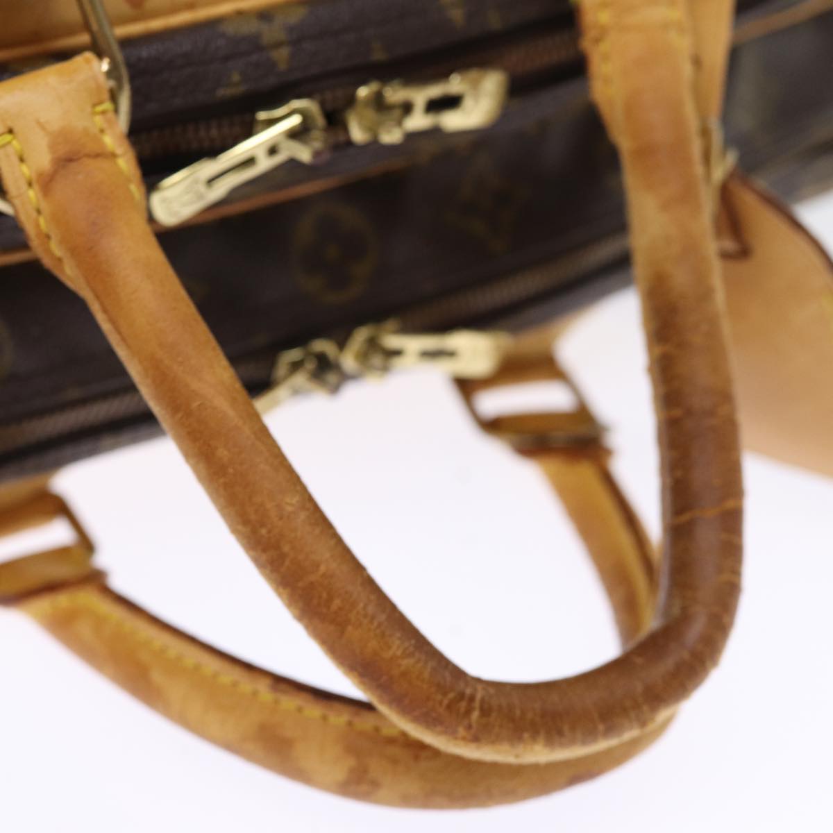 LOUIS VUITTON Monogram Alize 24H Boston Bag M41399 LV bs14229
