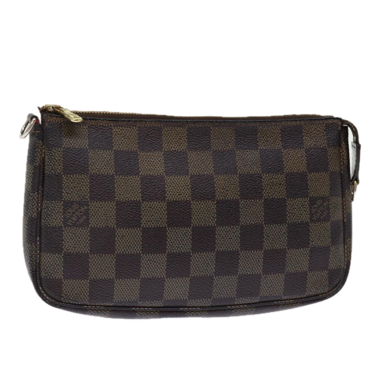 LOUIS VUITTON Damier Ebene Pochette Accessoires Pouch N41206 LV bs14231