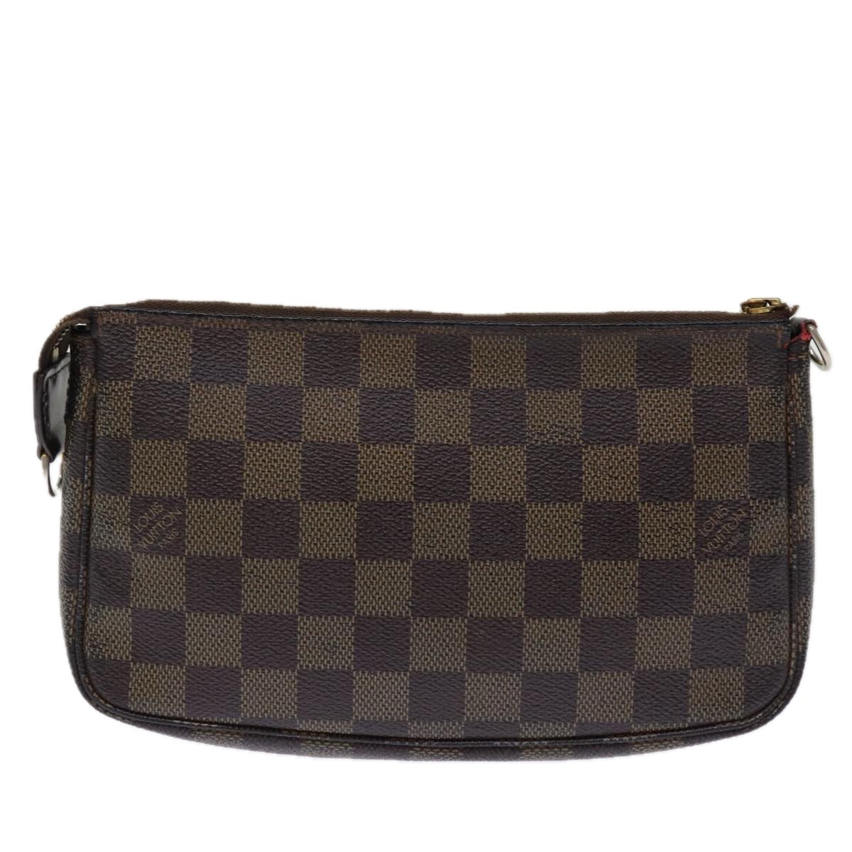 LOUIS VUITTON Damier Ebene Pochette Accessoires Pouch N41206 LV bs14231