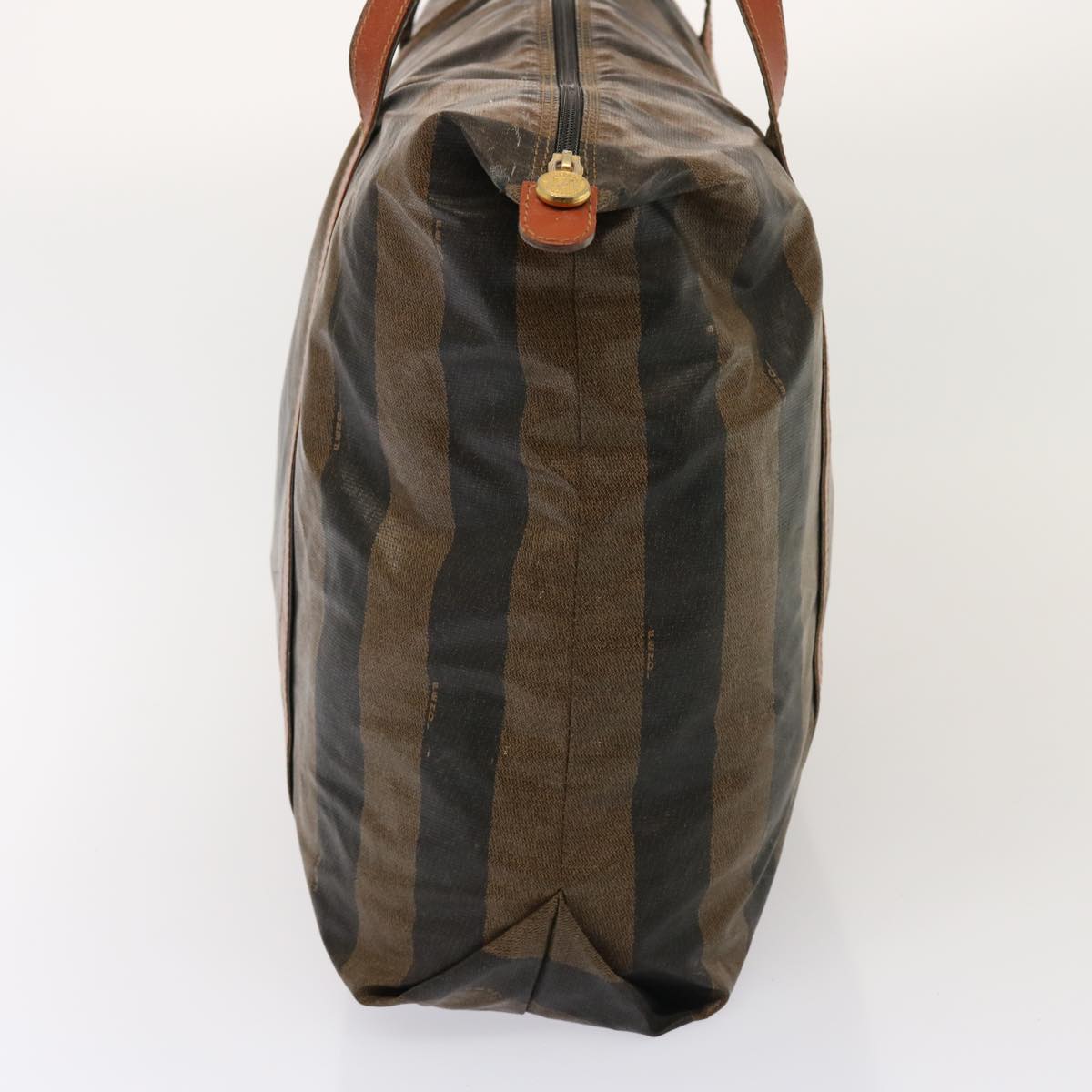 Luxury Fendi Pecan Canvas Tote Bag Brown Blackbs14250
