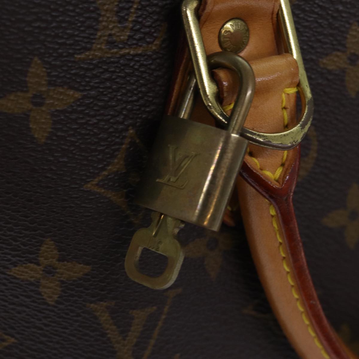 LOUIS VUITTON Monogram Alma Hand Bag M51130 LV bs14260