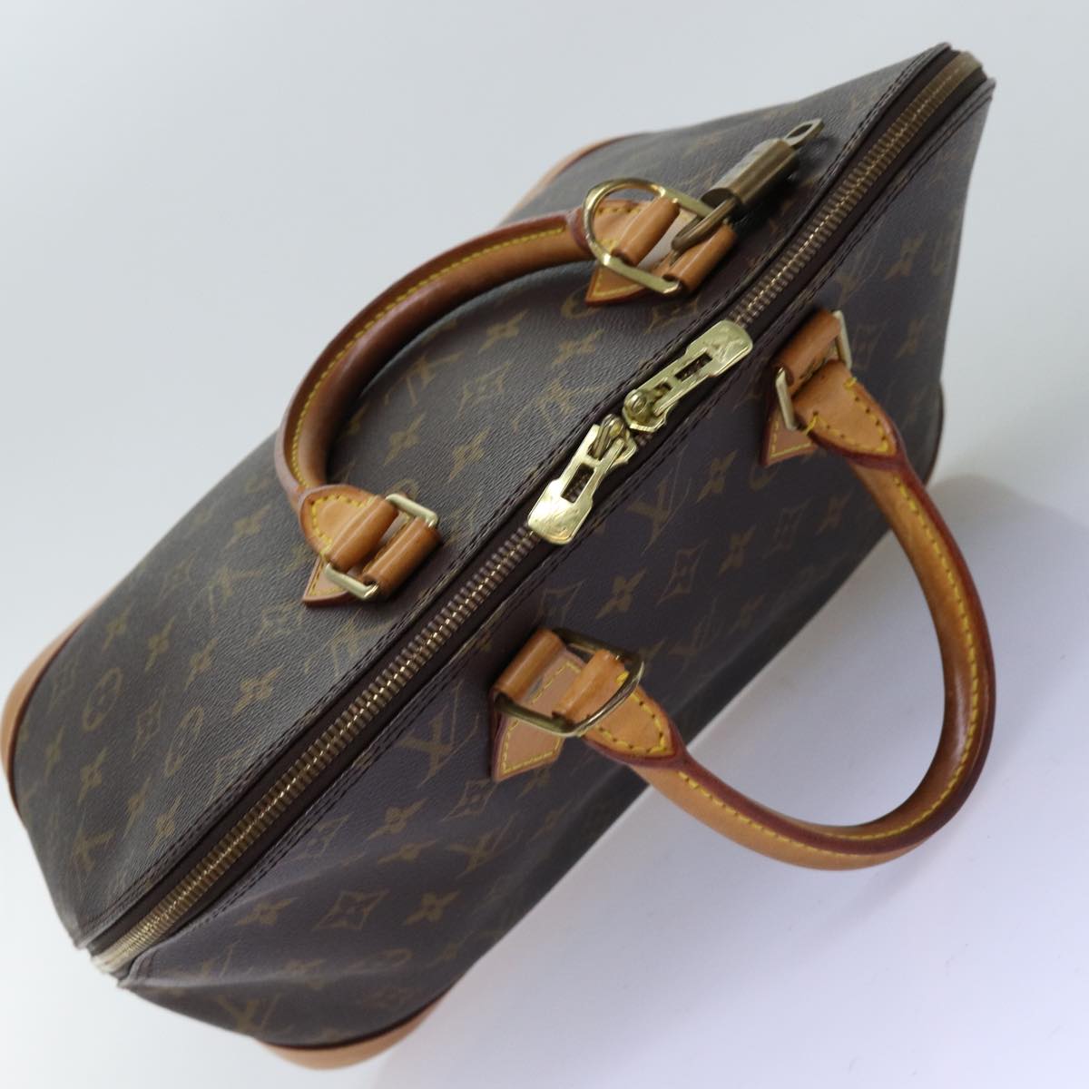 LOUIS VUITTON Monogram Alma Hand Bag M51130 LV bs14260