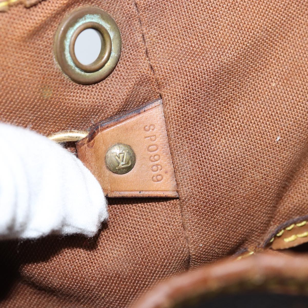 LOUIS VUITTON Monogram Montsouris MM Backpack M51136 LV bs14264