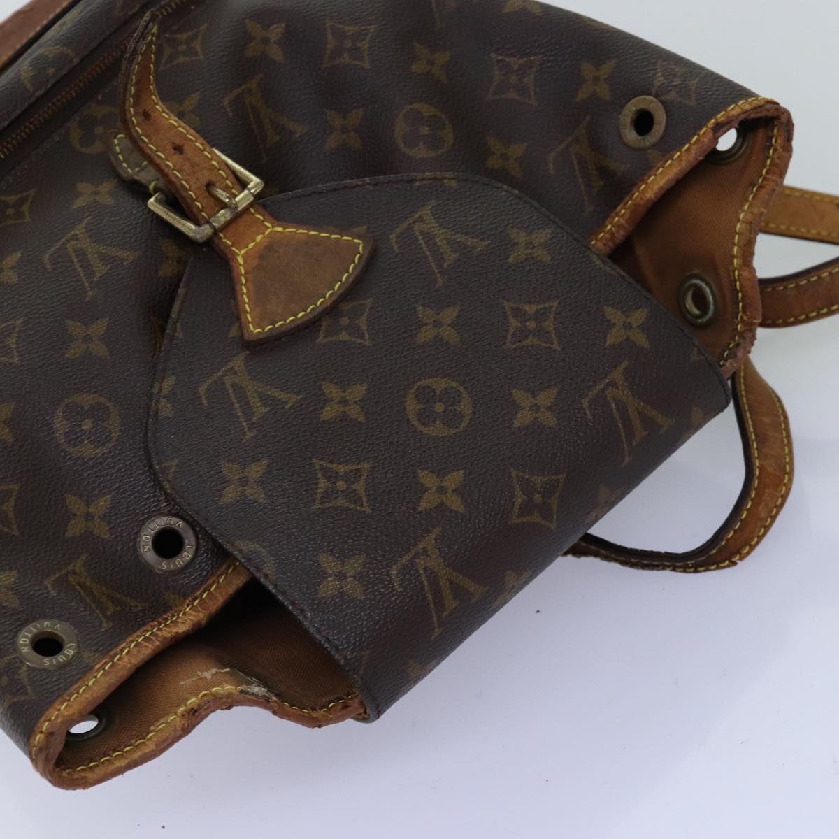 LOUIS VUITTON Monogram Montsouris MM Backpack M51136 LV bs14264