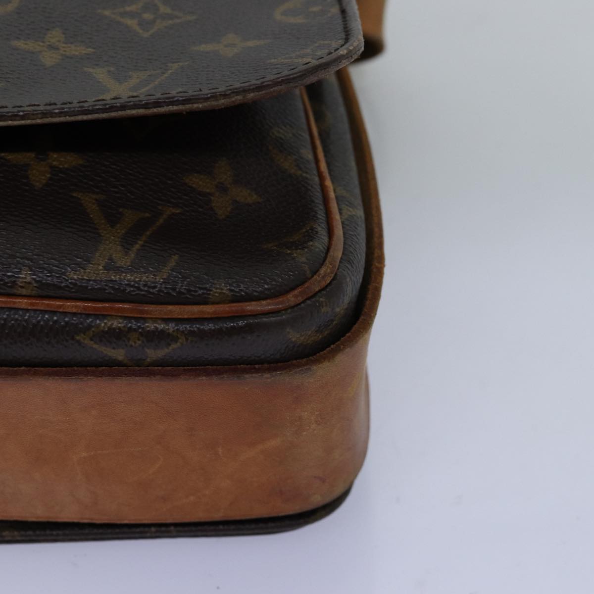 LOUIS VUITTON Monogram Cartouchiere GM Shoulder Bag M51252 LV bs14267