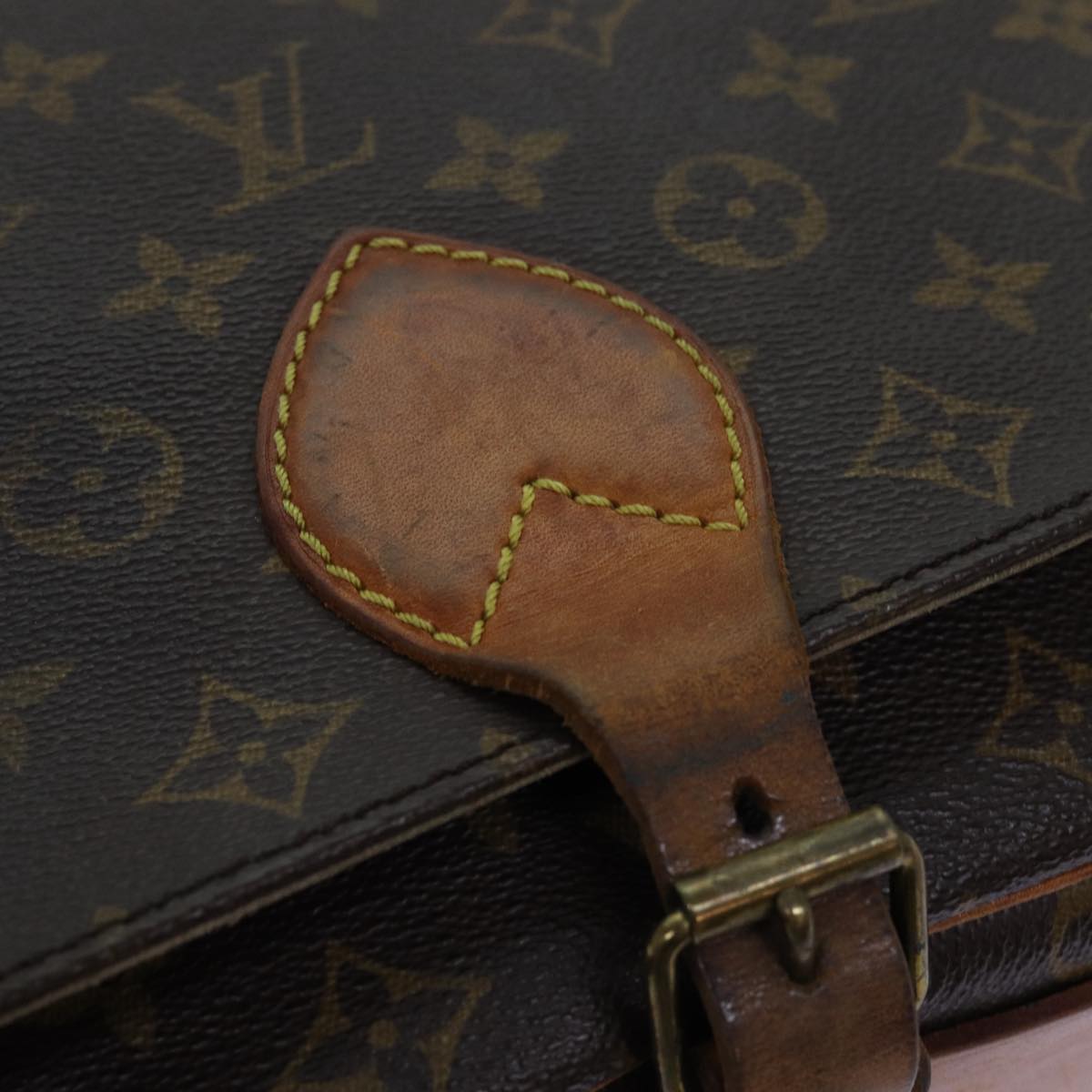 LOUIS VUITTON Monogram Cartouchiere GM Shoulder Bag M51252 LV bs14267