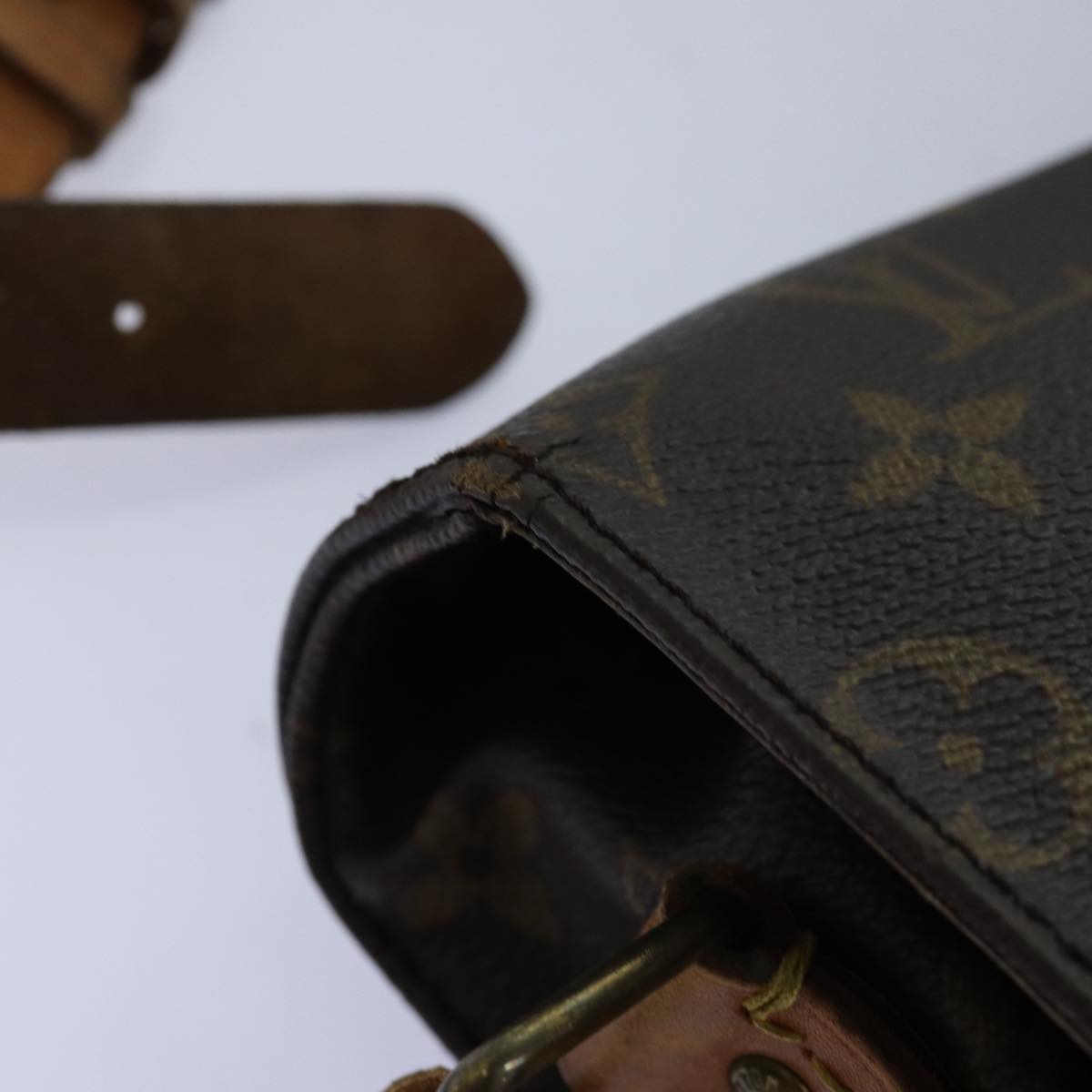 LOUIS VUITTON Monogram Cartouchiere GM Shoulder Bag M51252 LV bs14267