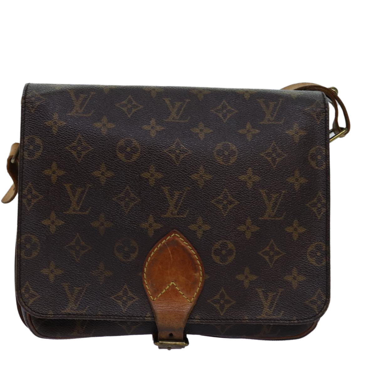 LOUIS VUITTON Monogram Cartouchiere GM Shoulder Bag M51252 LV bs14267