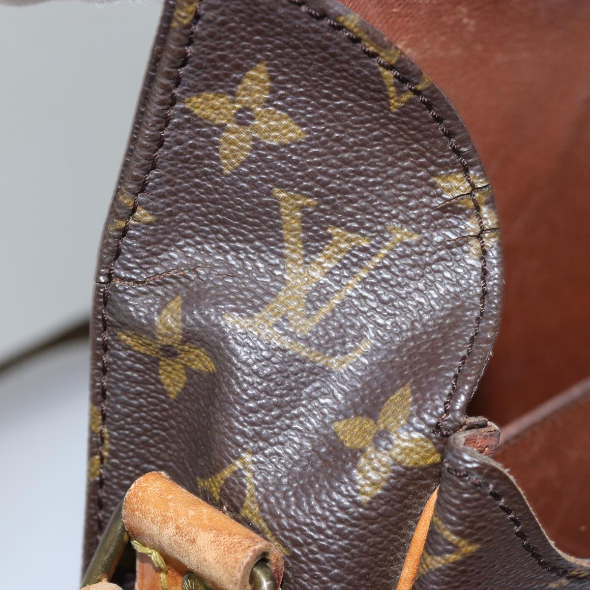 LOUIS VUITTON Monogram Cartouchiere GM Shoulder Bag M51252 LV bs14267