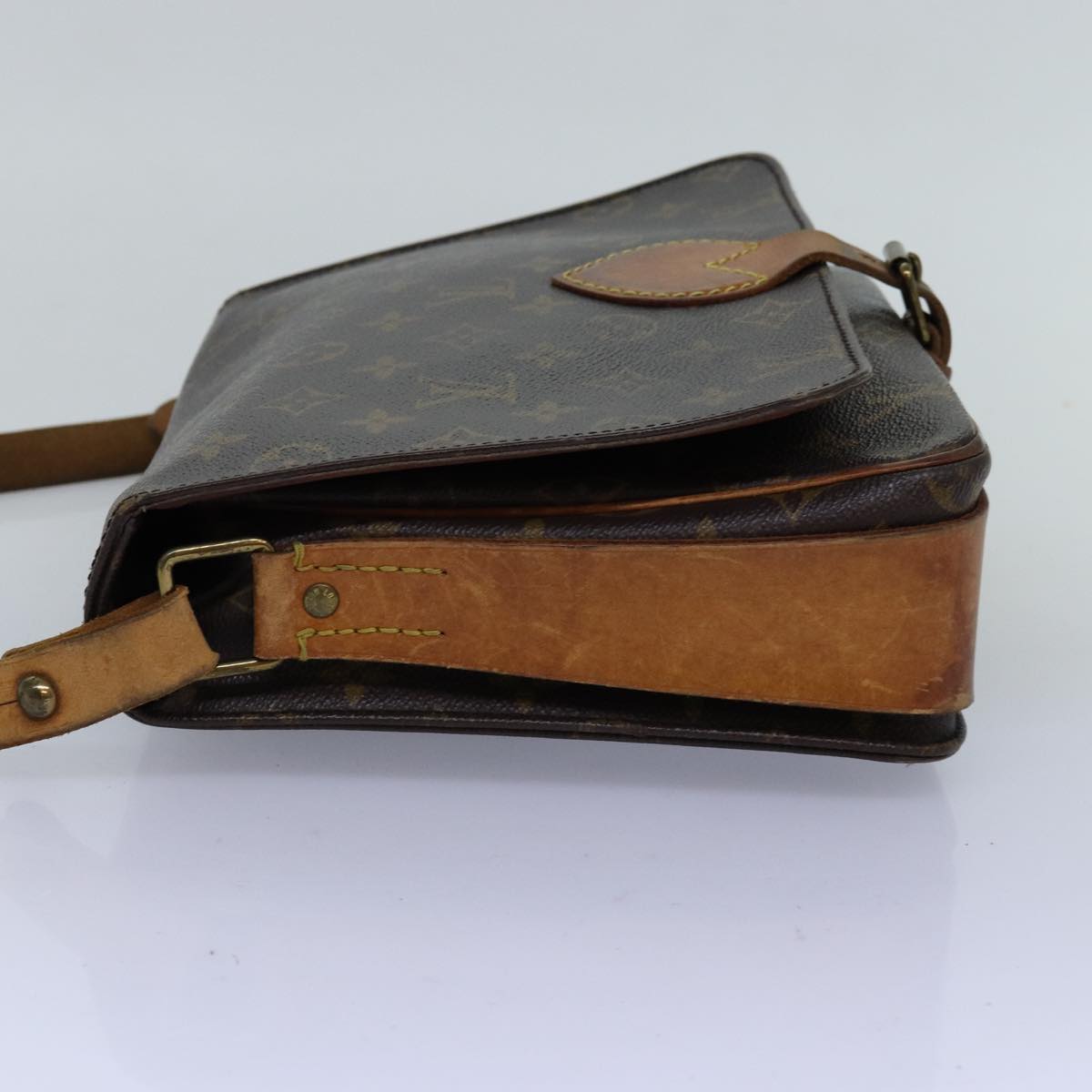 LOUIS VUITTON Monogram Cartouchiere GM Shoulder Bag M51252 LV bs14267