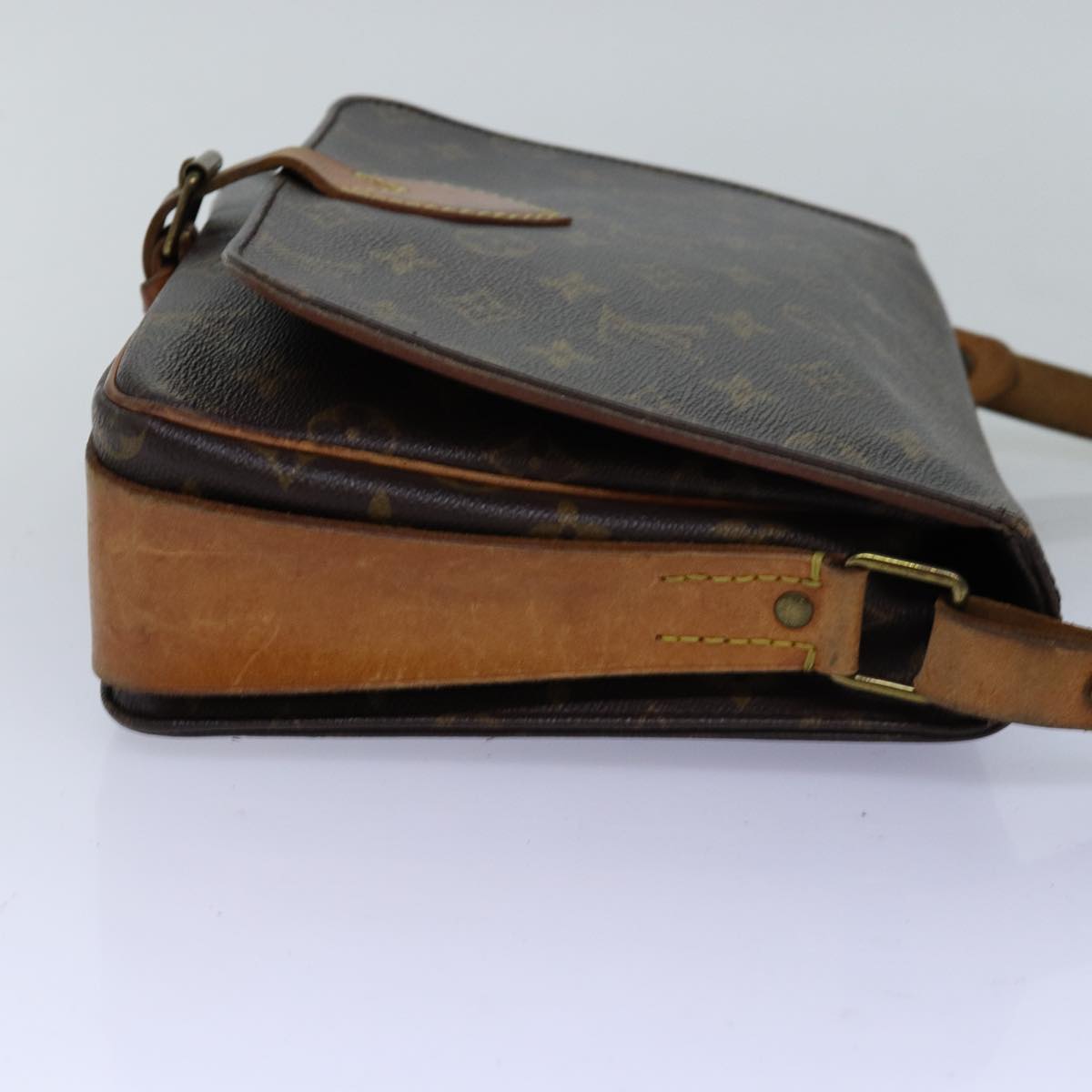 LOUIS VUITTON Monogram Cartouchiere GM Shoulder Bag M51252 LV bs14267