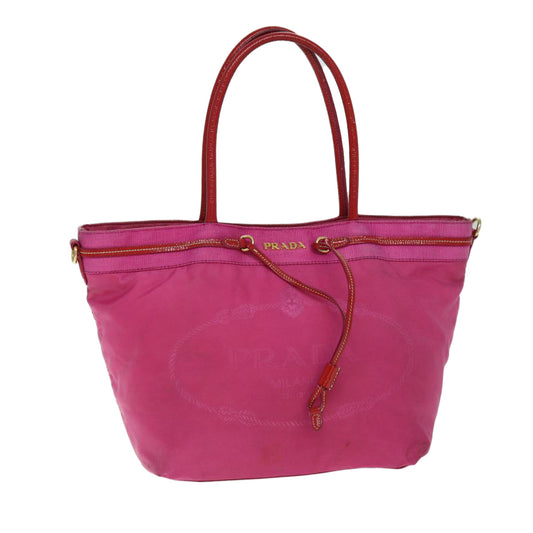 Luxury PradaTote Bag Nylon Pink bs14285
