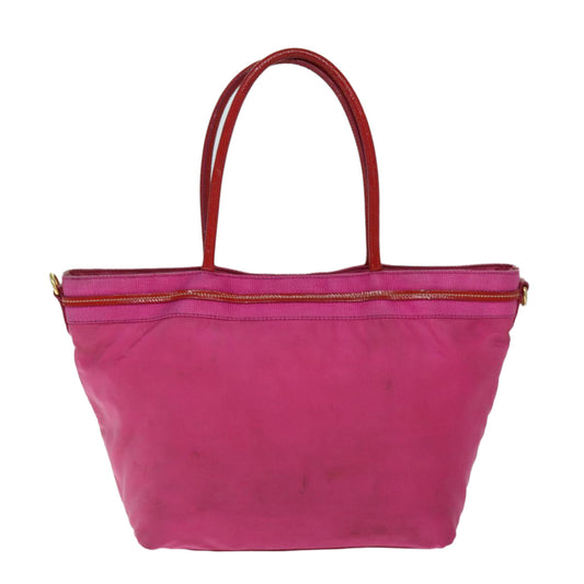 Luxury PradaTote Bag Nylon Pink bs14285