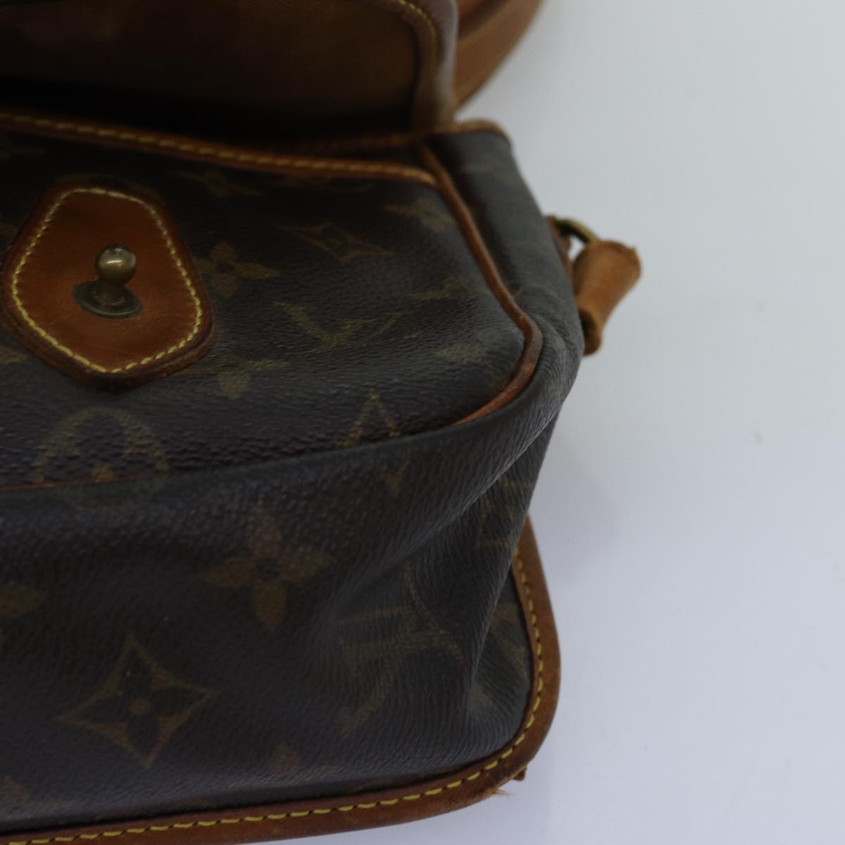LOUIS VUITTON Monogram Gibeciere MM Shoulder Bag M42247 LV bs14301