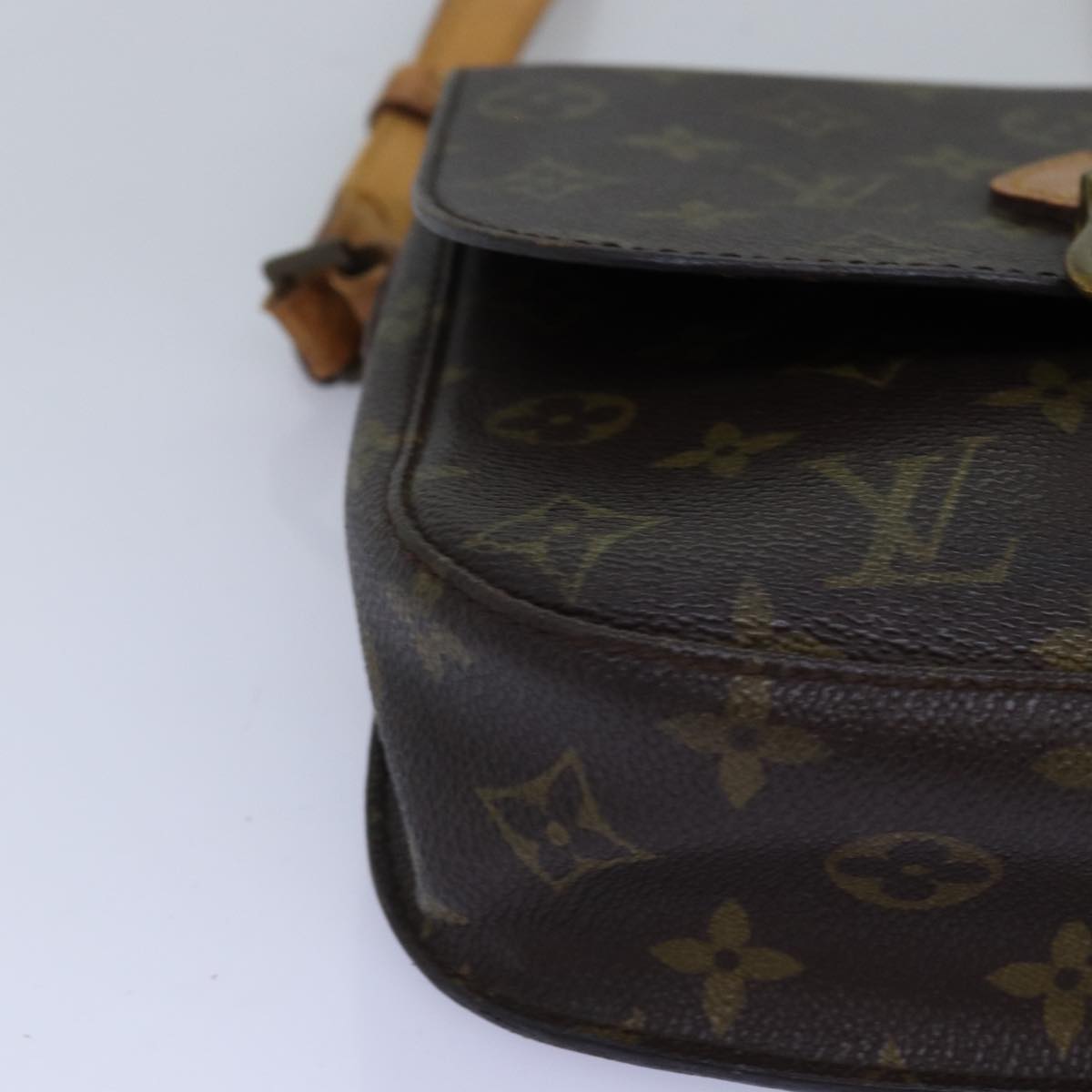LOUIS VUITTON Monogram Saint Cloud MM Shoulder Bag M51243 LV bs14302