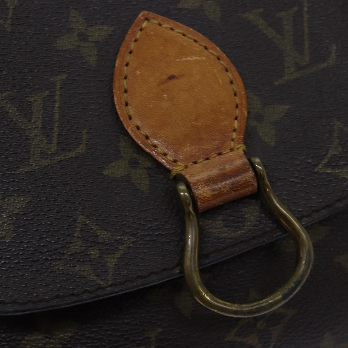 LOUIS VUITTON Monogram Saint Cloud MM Shoulder Bag M51243 LV bs14302