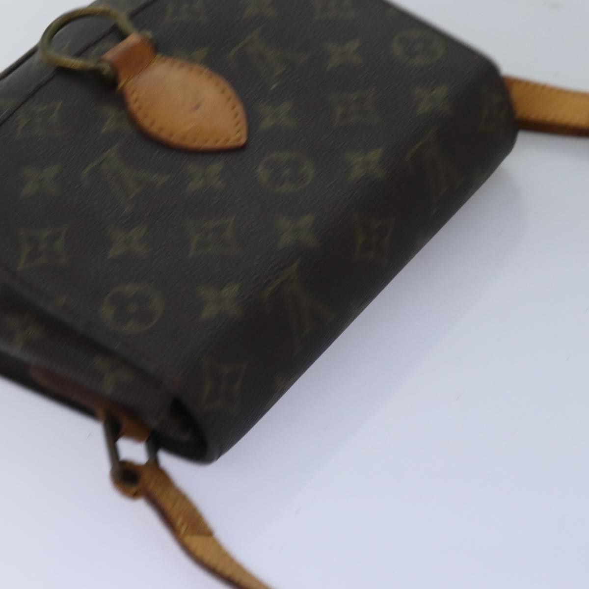 LOUIS VUITTON Monogram Saint Cloud MM Shoulder Bag M51243 LV bs14302