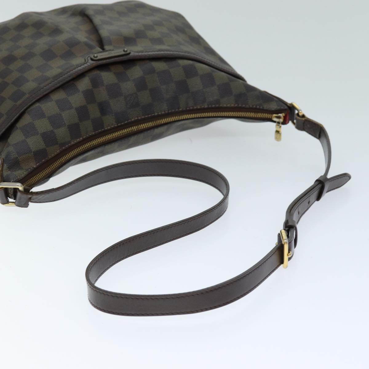 LOUIS VUITTON Damier Ebene Bloomsbury GM Shoulder Bag N42250 LV bs14307